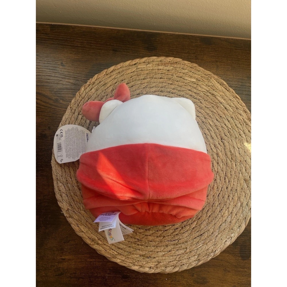 Hello Kitty Squishmallows Hoodie Plush 8" Sanrio Red Pink EUC‎ - Picture 3 of 4
